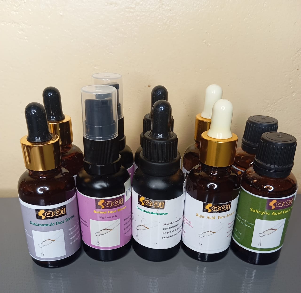 Facial oils by QOI