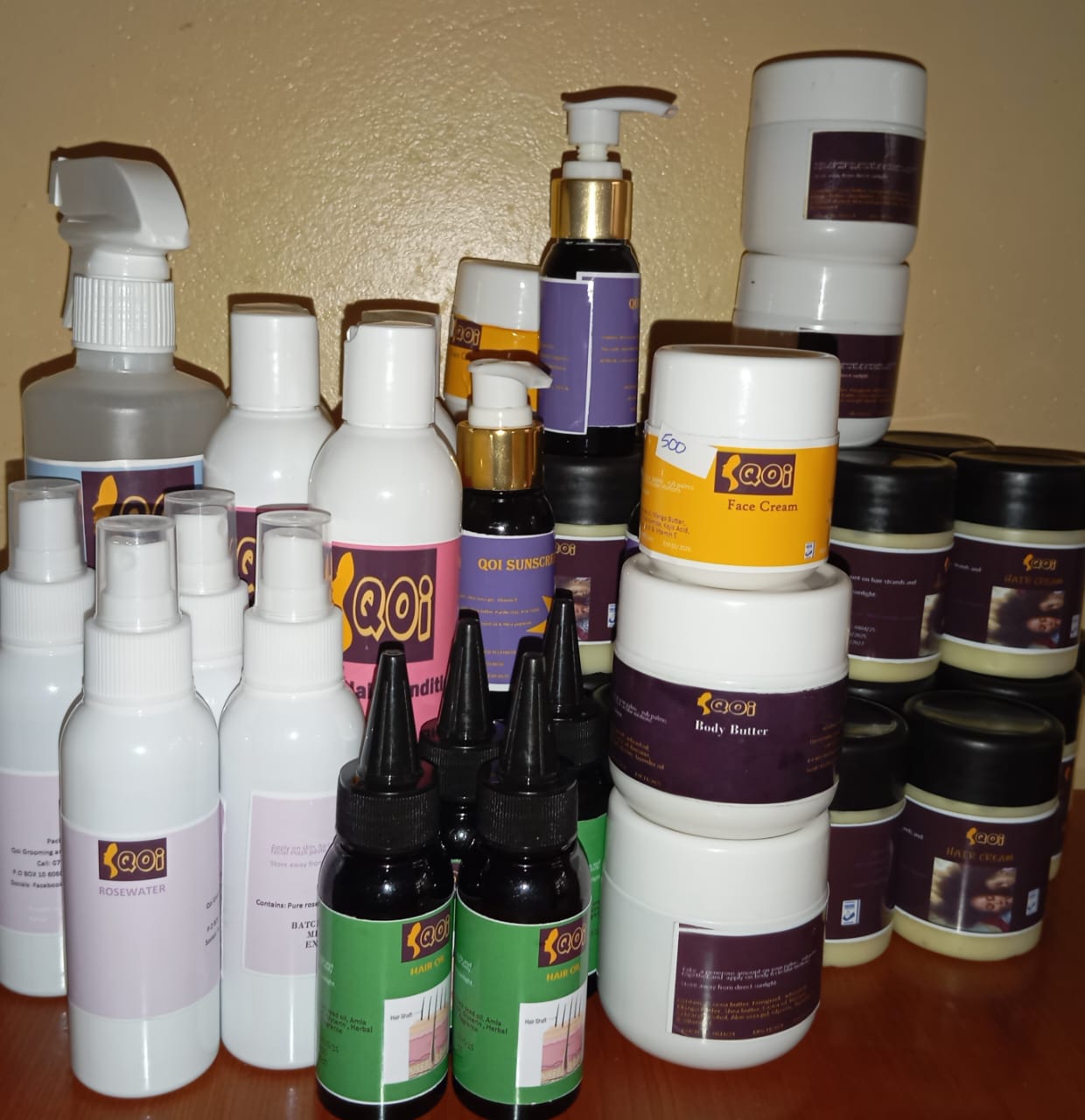 The complete QOI organic care collection