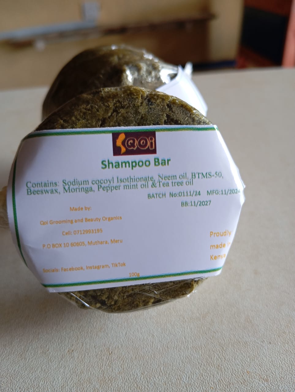 Herbal shampoo bar — Traditional botanicals, modern ritual